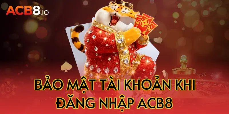 Bảo mật tài khoản khi đăng nhập ACB8