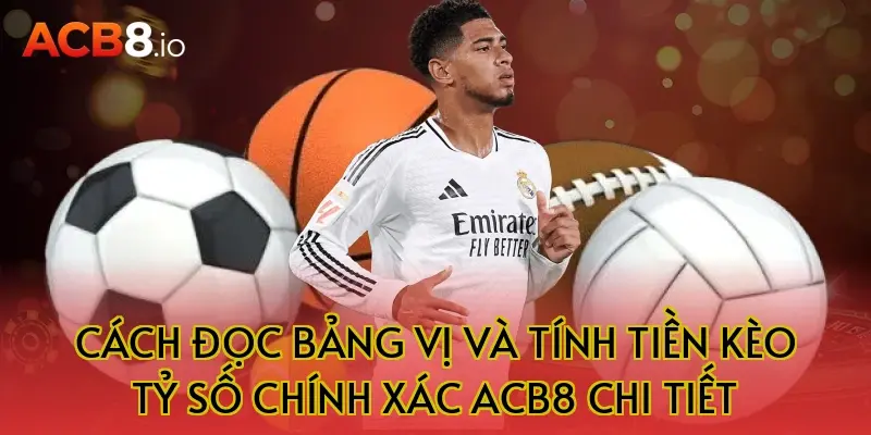 Cách Đọc Bảng Vị Và Tính Tiền Kèo Tỷ Số Chính Xác ACB8 Chi Tiết