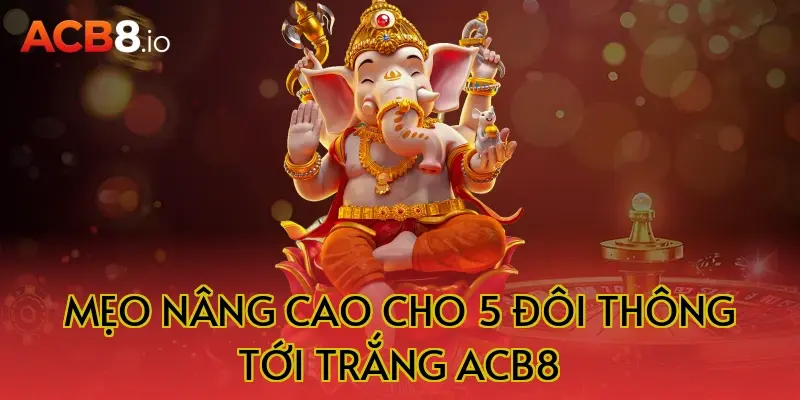 Mẹo nâng cao cho 5 đôi thông tới trắng acb8